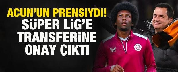 Acun'un prensiydi! Jaden Philogene'nin S&uuml;per Lig'e transferine onay &ccedil;ıktı