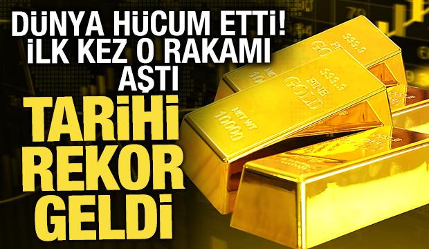 Altın talebinde tarihi rekor! D&uuml;nya h&uuml;cum etti: Tarihte ilk kez 5 bin tonun &uuml;zeri g&ouml;r&uuml;ld&uuml;