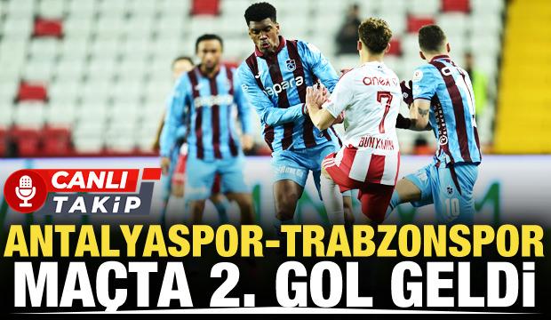Antalyaspor-Trabzonspor! CANLI