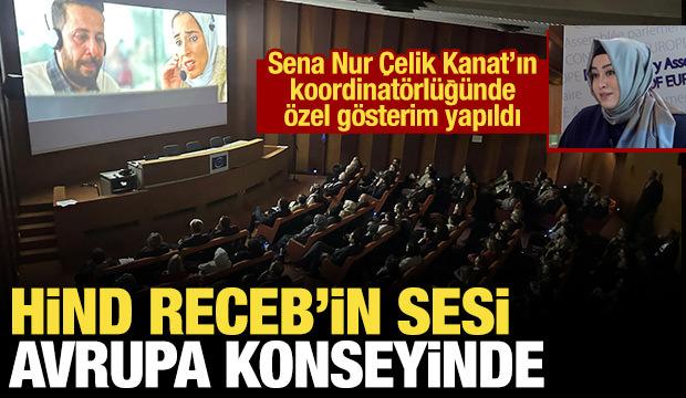 Avrupa Konseyinde "Hind Receb'in Sesi"nin &ouml;zel g&ouml;sterimi yapıldı