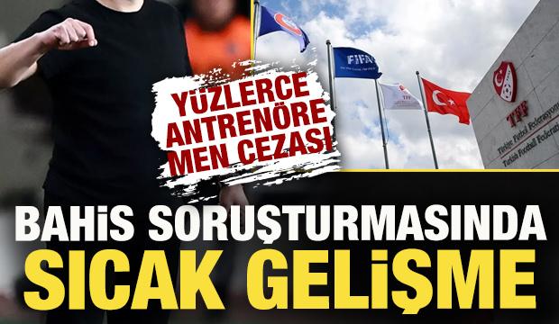 Bahis soruşturmasında 314 antren&ouml;re men cezası