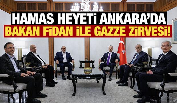Bakan Fidan, Hamas heyetiyle g&ouml;r&uuml;şt&uuml;