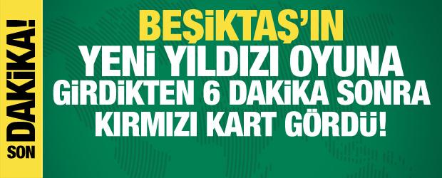 Beşiktaş'ın yeni yıldızı kariyerinde ilki yaşadı! Oyuna girdikten 6 dakika sonra atıldı