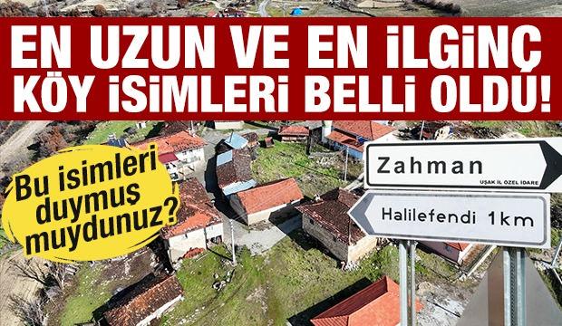 Bu isimleri duymuş muydunuz? İşte T&uuml;rkiye'nin en ilgin&ccedil; k&ouml;y isimleri