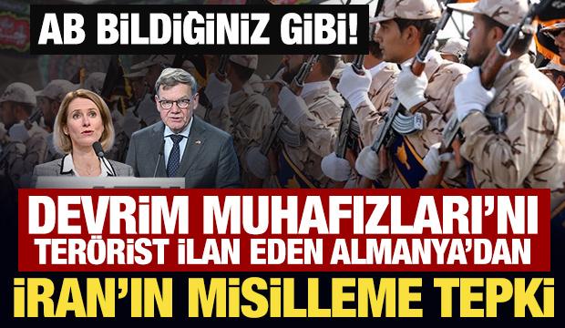 Devrim Muhafızları'nı ter&ouml;rist ilan eden Almanya'dan İran'ın misilleme tepki