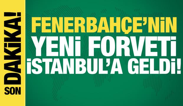 Fenerbah&ccedil;e'nin yeni forveti İstanbul'a geldi
