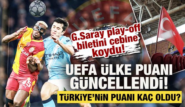 G.Saray play-off biletini cebine koydu! UEFA &Uuml;lke Puanı Sıralaması g&uuml;ncellendi