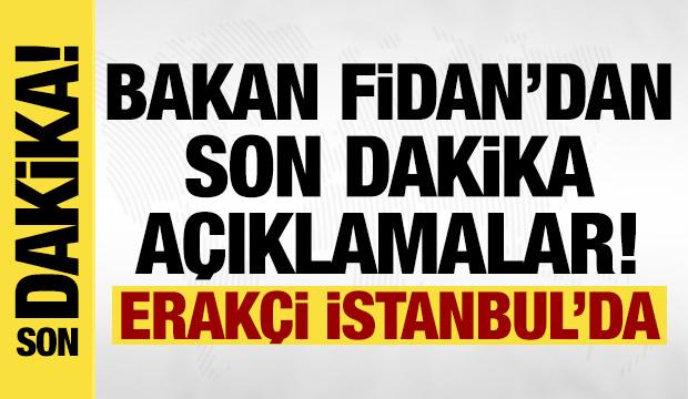 İran Dışişleri Bakanı Erak&ccedil;i İstanbul'a geldi! İran krizinde Ankara devrede