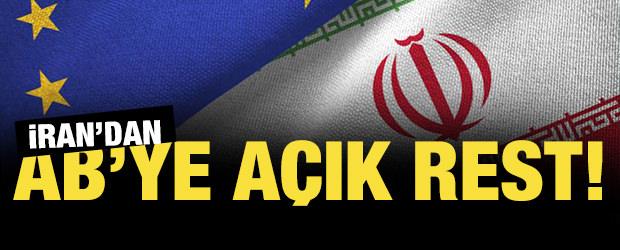 İran'dan AB'ye a&ccedil;ık rest: 'Ter&ouml;r listesine alırsanız aynısını yaparız'