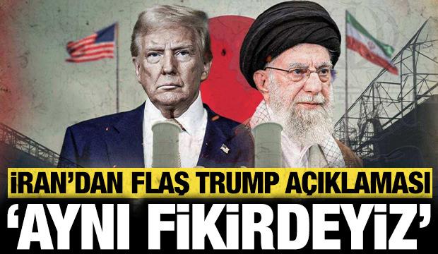 İran'dan son dakika savaş a&ccedil;ıklaması: Trump'la tamamen aynı fikirdeyiz