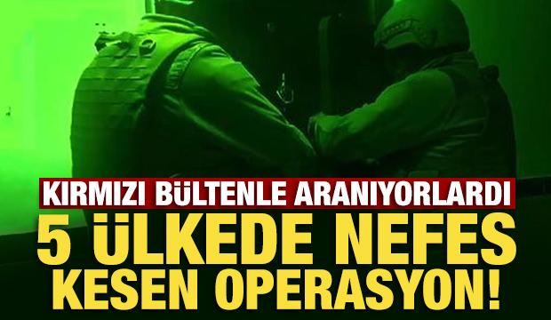 Kırmızı b&uuml;ltenle aranan 13 su&ccedil;lu T&uuml;rkiye'ye getirildi!