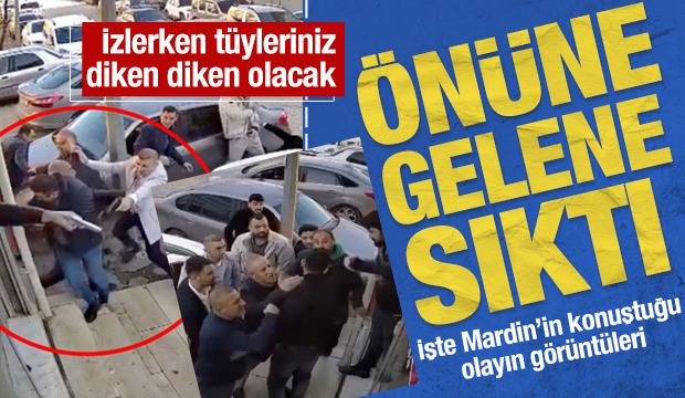 Mardin'de 1 kişinin &ouml;ld&uuml;ğ&uuml; kanlı &ccedil;atışmanın g&ouml;r&uuml;nt&uuml;leri ortaya &ccedil;ıktı