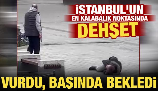 Mısır &Ccedil;arşısı'nda dehşet: Tartıştığı kişiyi silahla vurup başında bekledi