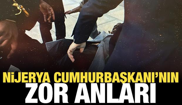 Nijerya Cumhurbaşkanı Tinubu, resmi karşılama t&ouml;reni sırasında zor anlar yaşadı
