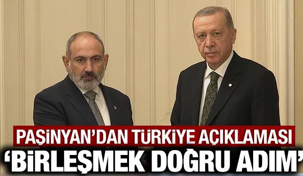Paşinyan'dan flaş T&uuml;rkiye a&ccedil;ıklaması: Birleşmek doğru adım!