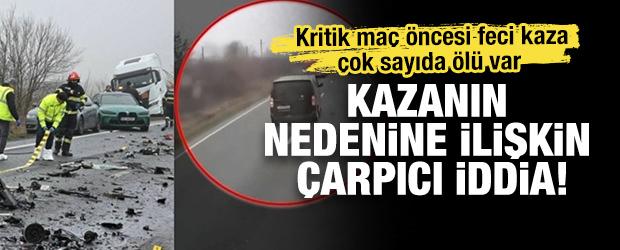 Romanya&rsquo;da PAOK taraftarlarını taşıyan minib&uuml;s kaza yaptı