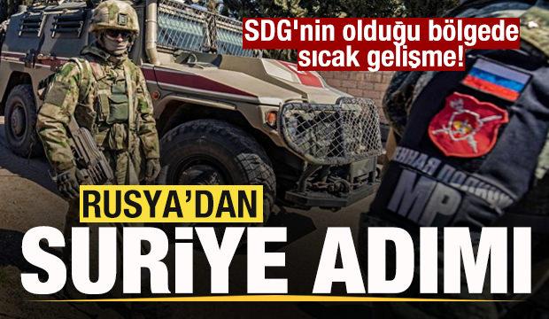 Rusya'dan son dakika Suriye kararı! SDG'nin olduğu b&ouml;lgede sıcak gelişme!