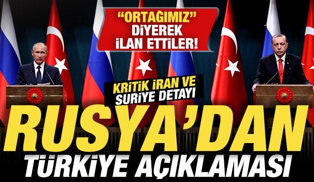 Rusya'dan son dakika T&uuml;rkiye a&ccedil;ıklaması! "Ortağımız" diyerek ilan etti! İran ve Suriye...