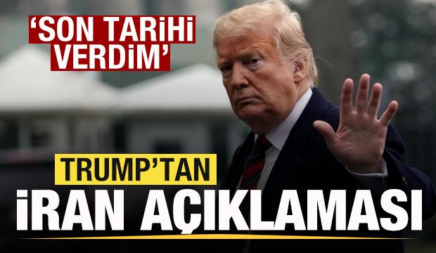 Savaş sesleri y&uuml;kseliyor! Trump'tan son dakika İran a&ccedil;ıklaması!