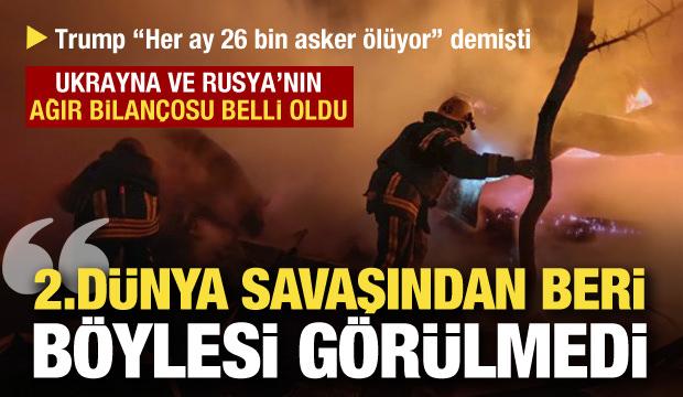 Son 80 yıldır b&ouml;ylesi g&ouml;r&uuml;lmedi: Ukrayna savaşındaki acı bilan&ccedil;o ortaya &ccedil;ıktı