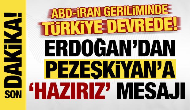 Son dakika: Erdoğan, İranlı mevkidaşı Pezeşkiyan ile g&ouml;r&uuml;şt&uuml;!