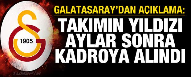 Galatasaray'dan Manchester City a&ccedil;ıklaması: Yıldız isim aylar sonra kadroda