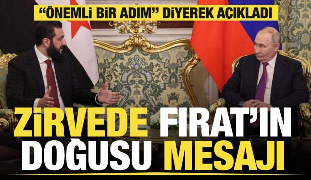 Şara Moskova'da! Putin: Fırat&rsquo;ın doğusunun Şam y&ouml;netimine d&ouml;nmesi &ouml;nemli bir adım