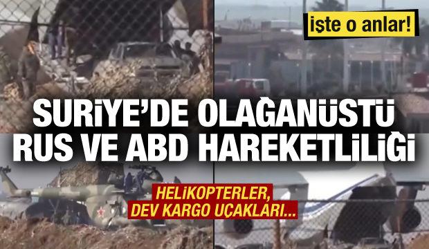 Suriye'de olağan&uuml;st&uuml; Rus ve ABD hareketliliği