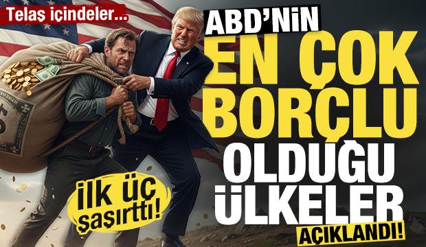 Telaş i&ccedil;indeler! Nasdaq ABD'nin en &ccedil;ok bor&ccedil;lu olduğu &uuml;lkeleri a&ccedil;ıkladı!