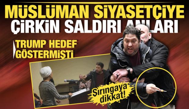 Trump hedef g&ouml;stermişti! Ilhan Omar'a saldırı