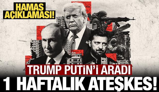 Trump'tan son dakika Hamas a&ccedil;ıklaması: Putin ile konuştu!