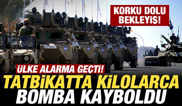 &Uuml;lke alarma ge&ccedil;ti! Tatbikatta kilolarca bomba kayboldu! Korku dolu bekleyiş
