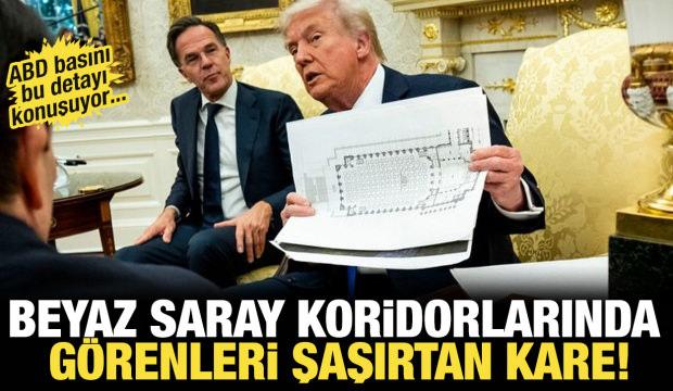 Yenilenen Palm Room'da s&uuml;rpriz kare: Putin ile Trump yan yana! 