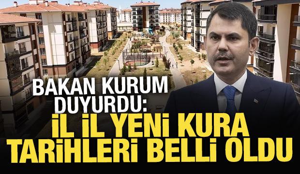 500 bin Konut Projesi'nde bu hafta 7 ilde daha kura &ccedil;ekilişi yapılacak