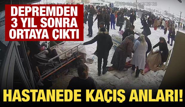 6 Şubat&rsquo;ta hastanede yaşanan panik yeni g&ouml;r&uuml;nt&uuml;lerle ortaya &ccedil;ıktı