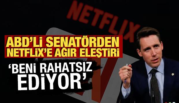ABD'li Senat&ouml;r Hawley'den Netflix'e eleştiri! 'Beni rahatsız ediyor'