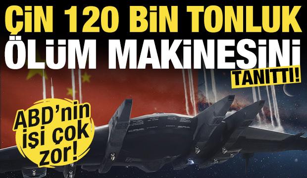 ABD'nin işi zor! &Ccedil;in, 120 bin tonluk &ouml;l&uuml;m makinesini tanıttı!