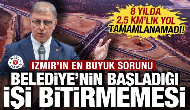 Ak Parti İzmir Milletvekili sitem etti! 8 yılda 2,5 Km'lik yol tamamlanamadı!