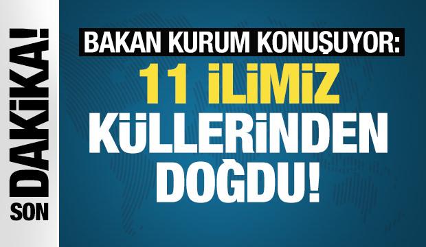 Bakan Murat Kurum'dan &ouml;nemli a&ccedil;ıklamalar