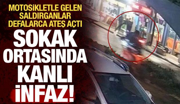 Balıkesir&rsquo;de iş yerine silahlı saldırı anı kamerada: 1 &ouml;l&uuml;, 2 yaralı