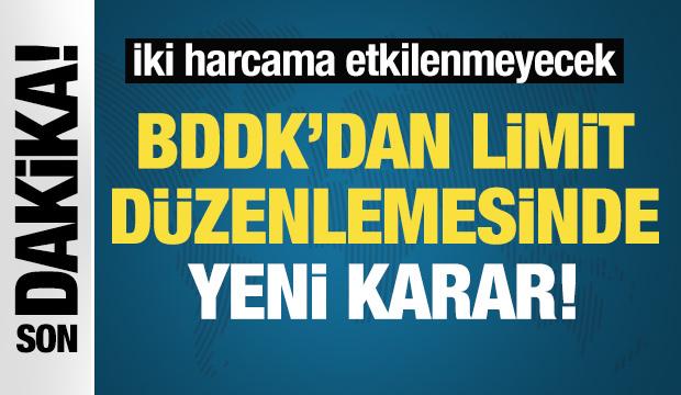 BDDK'dan kredi kartı limit a&ccedil;ıklaması: Eğitim ve sağlık harcamaları etkilenmeyecek!