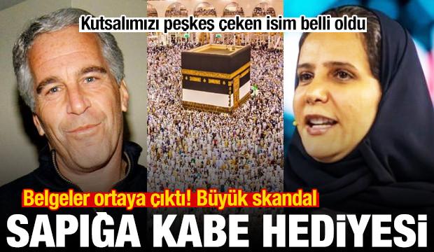 Belgeler ortaya &ccedil;ıktı: BAE'liler Kabe &ouml;rt&uuml; par&ccedil;alarını Epsteina'a vermiş