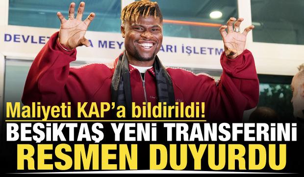 Beşiktaş, Emmanuel Agbadou transferini KAP&rsquo;a bildirdi!