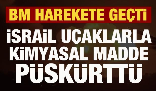 Birleşmiş Milletler a&ccedil;ıkladı: İsrail, L&uuml;bnan'da kimyasal madde kullandı