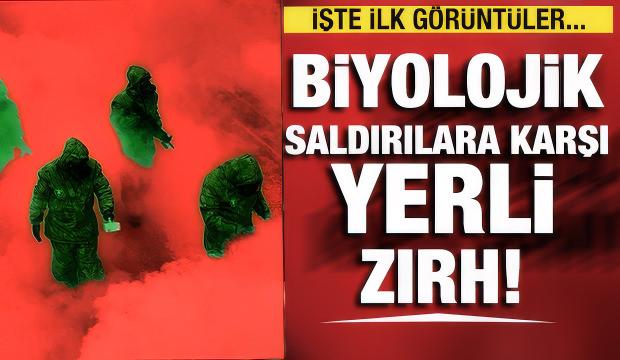 Biyolojik saldırılara karşı yerli koruma zırhı geliyor! İşte ilk g&ouml;r&uuml;nt&uuml;ler...