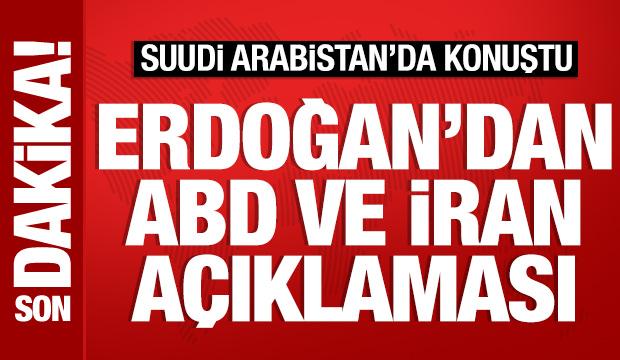Cumhurbaşkanı Erdoğan'dan ABD ve İran mesajı: Rol &uuml;stlenmeye hazırız