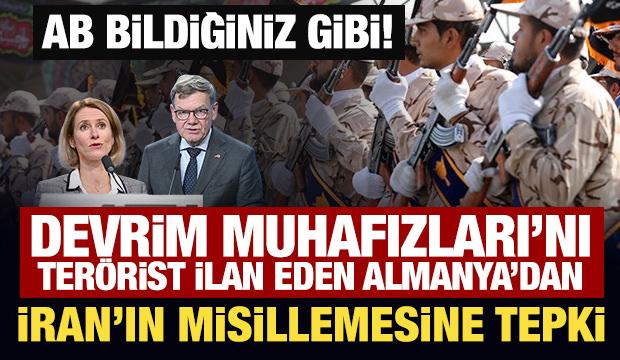 Devrim Muhafızları'nı ter&ouml;rist ilan eden Almanya'dan İran'ın misillemesine tepki