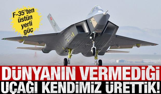 D&uuml;nyanın vermediği savaş u&ccedil;ağını kendimiz &uuml;rettik! KAAN F-35'ten daha iyi olacak