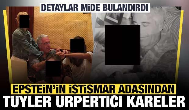 Epstein&rsquo;in istismar adasından t&uuml;yler &uuml;rpertici kareler: Detaylar mide bulandırdı