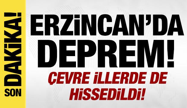 Erzincan'da 4.9 b&uuml;y&uuml;kl&uuml;ğ&uuml;nde deprem! 